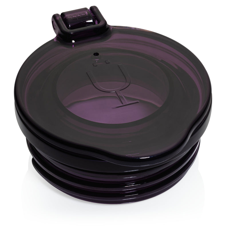 Champagne Flute Replacement Lids | (Clear, Purple & Black) - Secure Fit