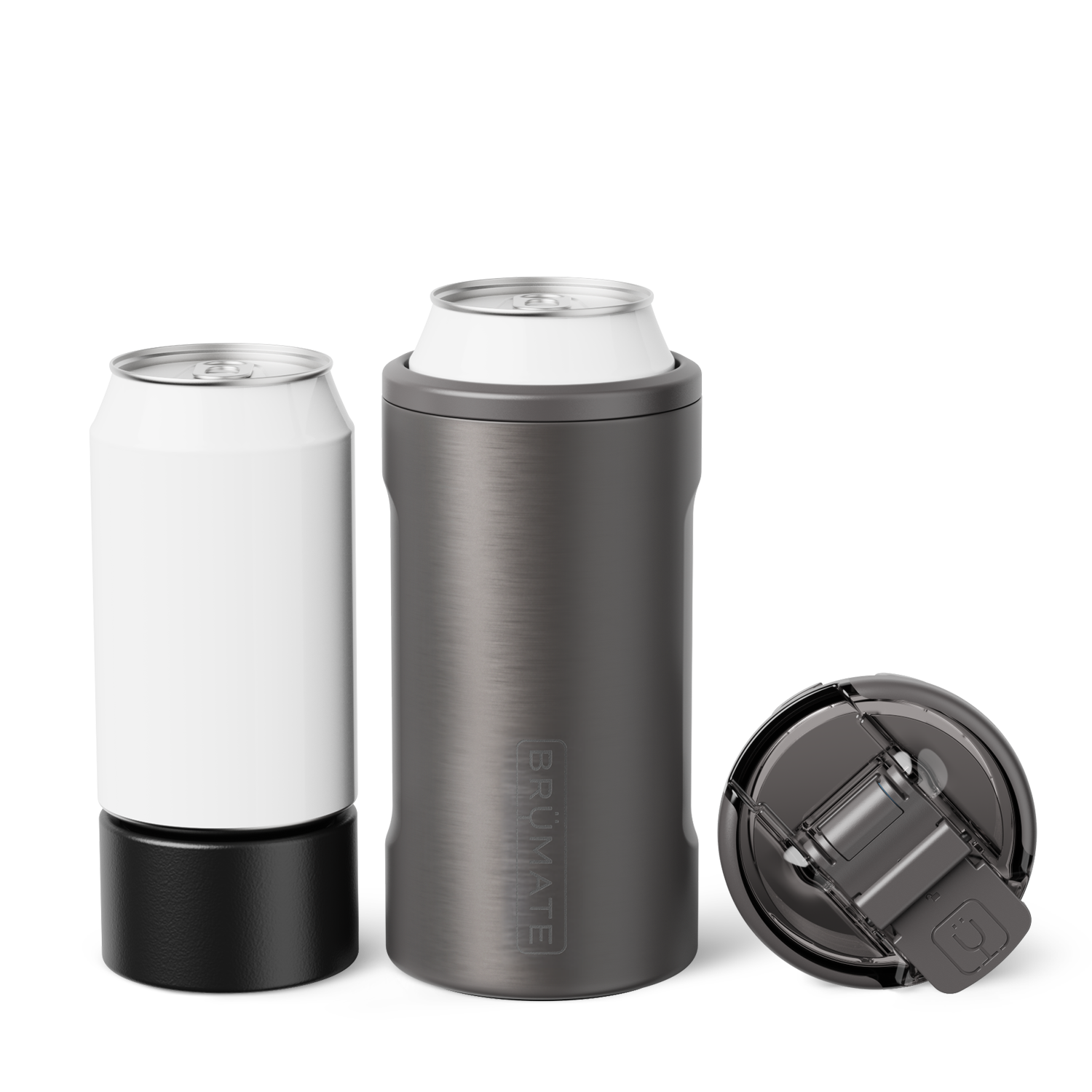 Hopsulator Trio | Black Stainless | 12/16oz Standard Cans - Clean Start