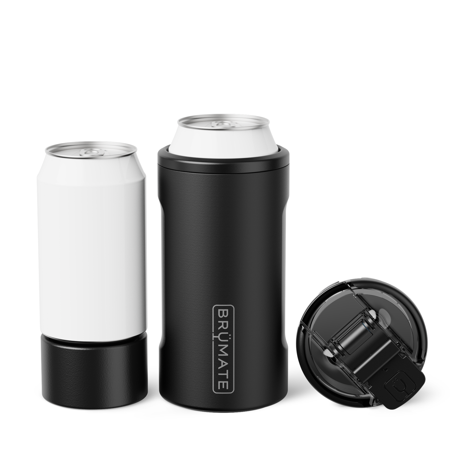 Hopsulator Trio | Matte Black | 12/16oz Standard Cans - Clean Start