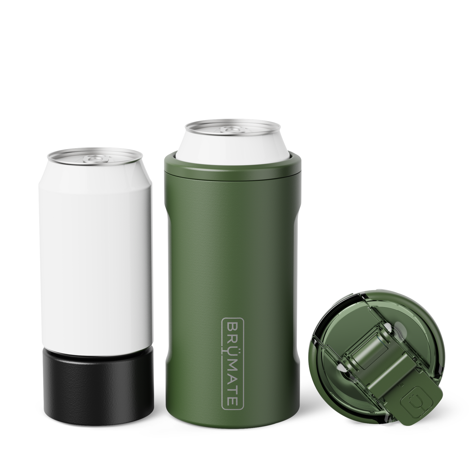 Hopsulator Trio | OD Green | 12/16oz Standard Cans - Clean Start