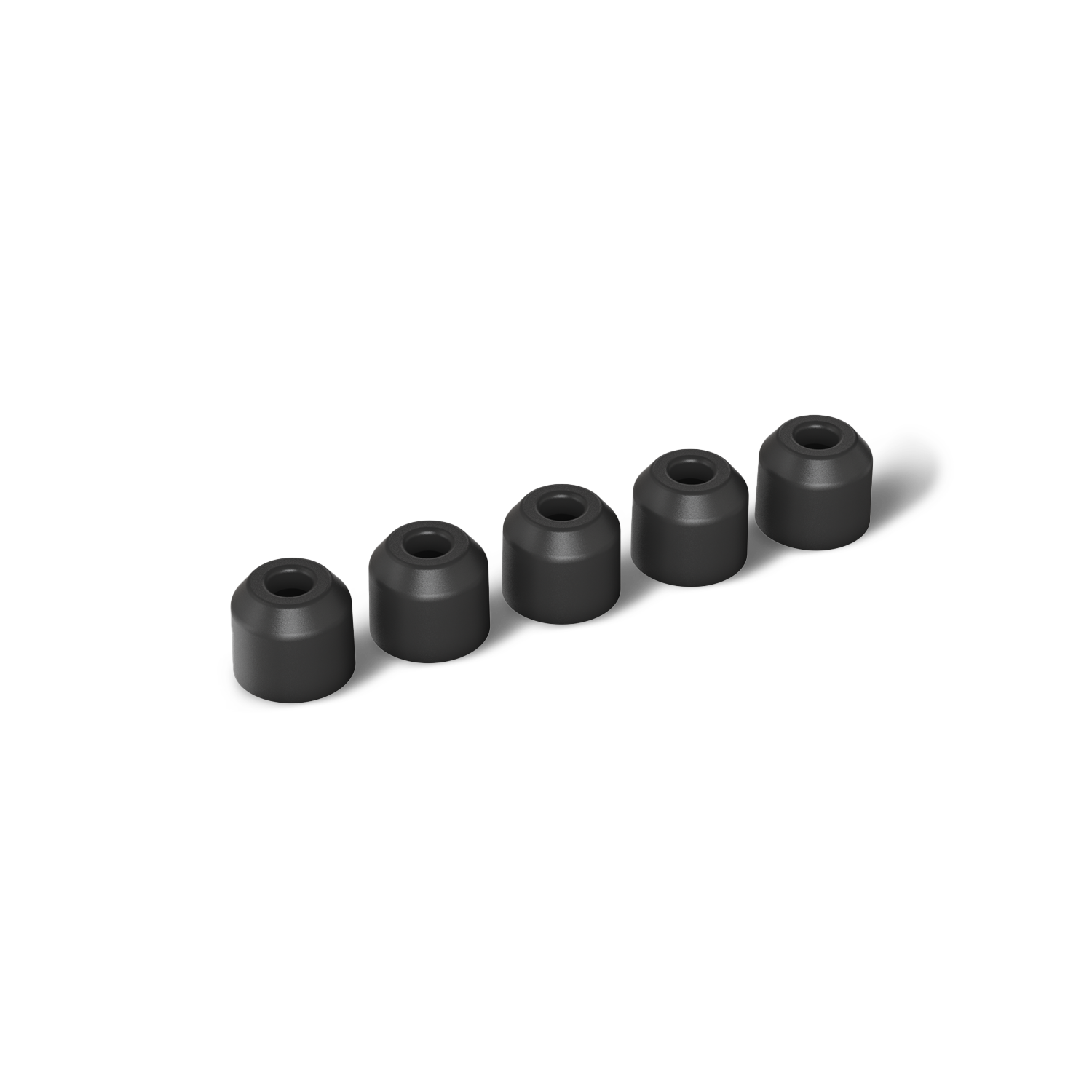 Paragon Replacement Mouth Piece - Black (Pack of 5) - Simple Fit