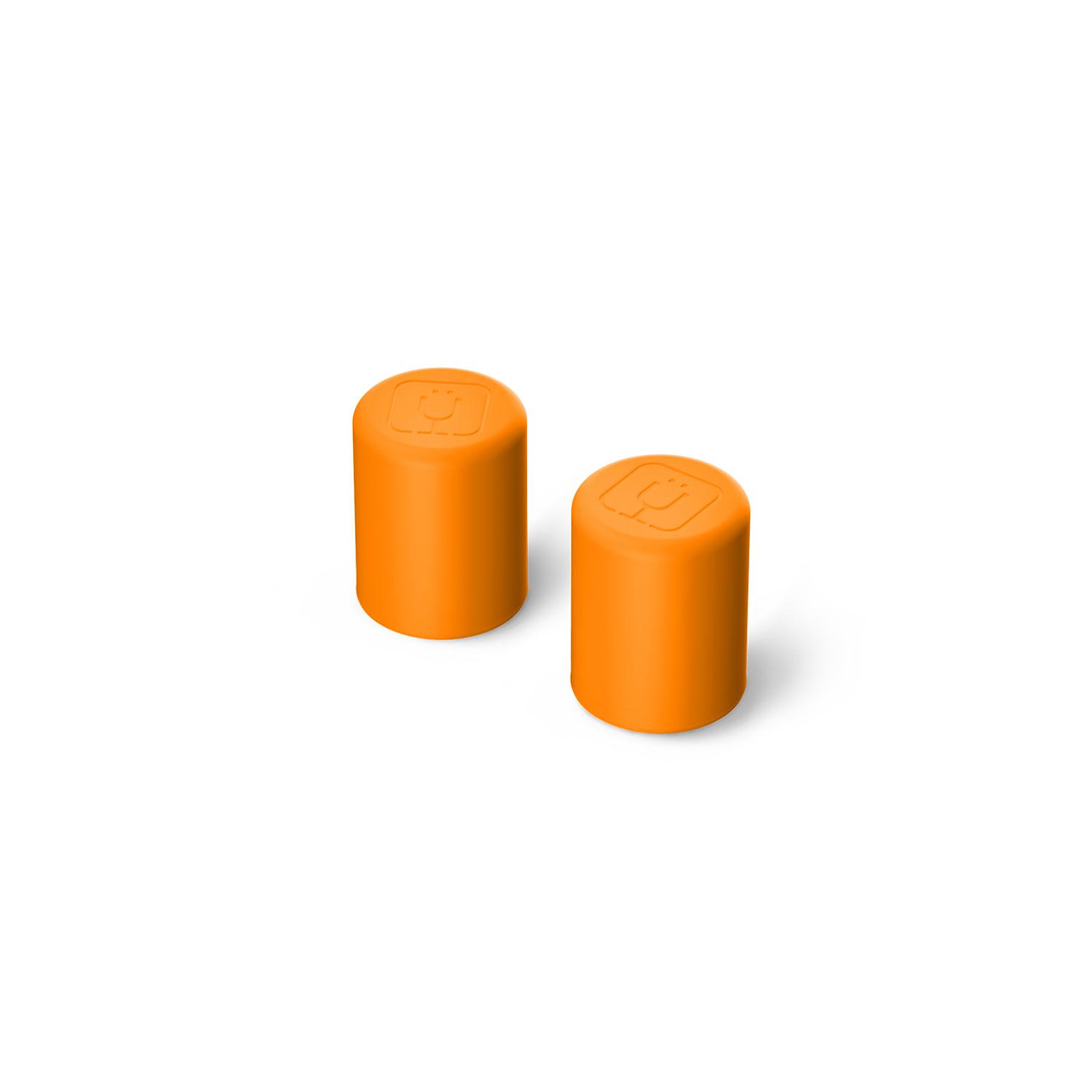 Magnetic Straw Cover | Clementine | 2-Pack - Simple Swap