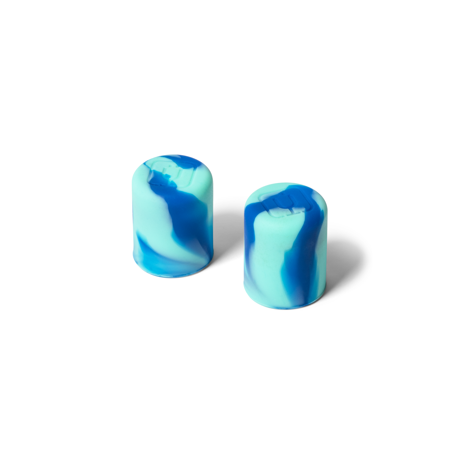 Magnetic Straw Cover | Ocean Swirl | 2-Pack - Simple Fit