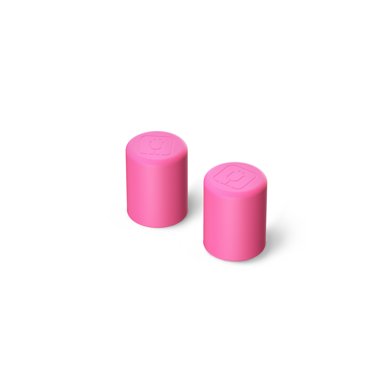 Magnetic Straw Cover | Neon Pink | 2-Pack - Simple Swap