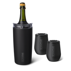 Bottle Chiller Bundle | Matte Black | 49/14oz - Fresh Routine
