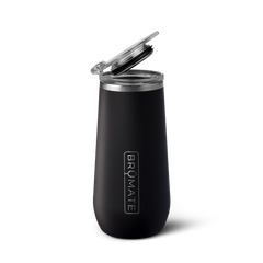Champagne Flute | Matte Black | 12oz - Gentle Care