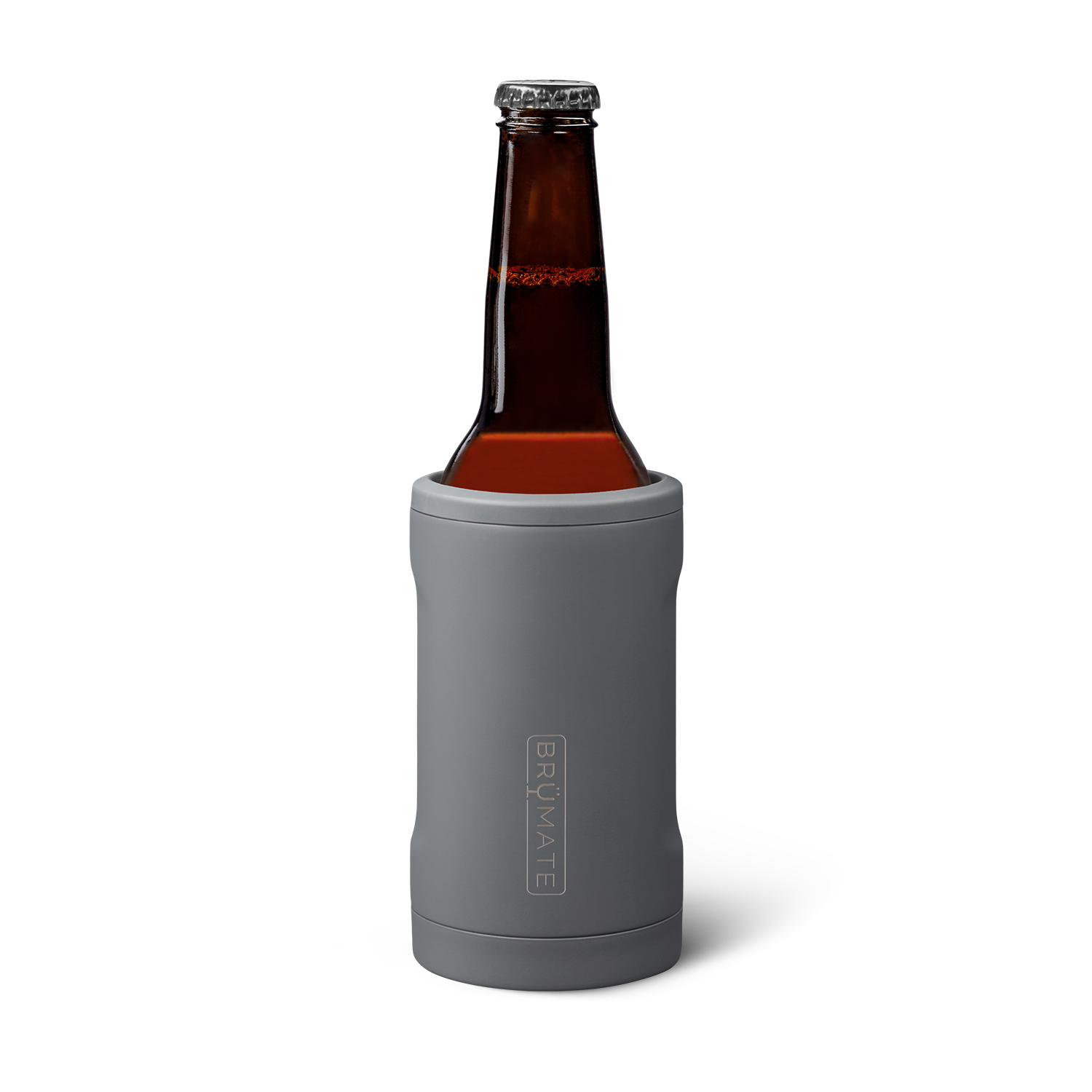 Hopsulator Bott'l | Matte Gray | 12oz Bottles - Outdoor Carry